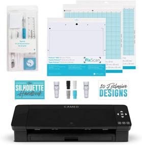 img 4 attached to 🖨️ Enhanced Silhouette Cameo 4 Bundle: AutoBlade, Tool Kit, Cutting Mat, PixScan & Handbook Included