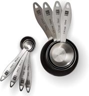 🥄 di oro 8-piece stainless steel measuring cup and spoon set: easy-to-read, dishwasher safe kitchen tools for precise cooking and baking needs logo