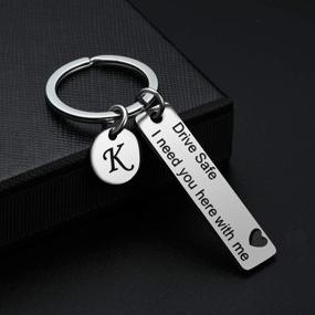 img 1 attached to MAITONG Keychain Boyfriend Husband Personalized Men's Accessories