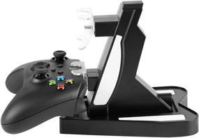 img 1 attached to High-Speed Wireless Docking Charger Stand for Xbox Series X/S Controllers - Xbox Series X/S Controller Charger Dual Charging Station (5 x 6.7 x 2.5INCH, White)