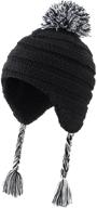 home prefer toddler sherpa earflap boys' accessories for hats & caps logo