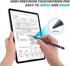 img 2 attached to 🖊️ Lenovo Ideapad Flex Stylus Pens - EDIVIA Digital Pencil with 1.5mm Ultra Fine Tip for Ideapad Flex 3/4/5/6 11&amp;14 - Black