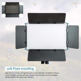 img 2 attached to 🎥 VILTROX 50W/4700LM Bi-Color Dimmable LED Video Light Panel: Remote Controlled Studio Lighting for Tiktok and Instagram