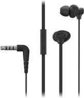 🎧 black panasonic rp-tcm130-k canal type in-ear headphones for better audio logo