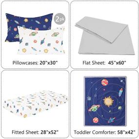 img 2 attached to TILLYOU Pieces Toddler Bedding Pillowcases