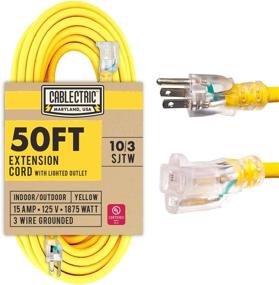 img 4 attached to 🔌 Cablectric Outdoor Extension Cord: The Reliable Industrial Electrical Solution