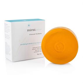 img 3 attached to 🍊 Japanese Persimmon Nonenal Body Odor Soap Bar - Mirai Clinical Handcrafted, Natural, Chemical-Free Soap 100g