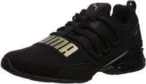 img 4 attached to PUMA Mens Regulate Sneaker Black Metallic Men's Shoes