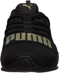 img 3 attached to PUMA Mens Regulate Sneaker Black Metallic Men's Shoes