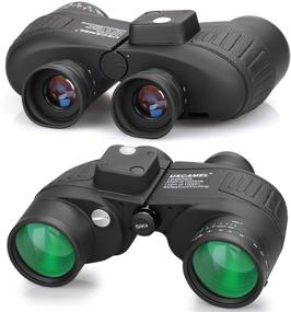 img 3 attached to 🔭 Waterproof USCAMEL 10x50 Marine Binoculars for Adults with Rangefinder Compass, BAK4 Prism, FMC Lens - Ideal for Navigation, Birdwatching, and Hunting