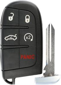 img 4 attached to 🔑 KeylessOption Keyless Entry Remote Car Smart Key Fob Starter for Dodge Dart Charger Challenger M3N-40821302: Enhanced Security and Convenience