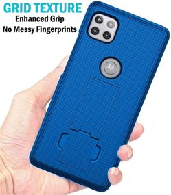 img 1 attached to Nakedcellphone Case With Clip Compatible With Motorola One 5G Ace