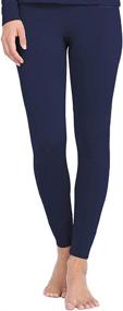 img 4 attached to 🔥 Stay Warm and Cozy with MANCYFIT Thermal Leggings: Women's Fleece Lined Pants and Long Underwear Bottoms