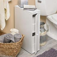 🚽 white wood slim bathroom cabinet stand - 24-inch bathroom cabinets логотип