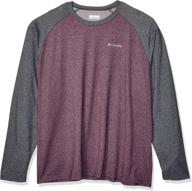 👕 premium comfort and style: the columbia men’s thistletown park raglan tee logo