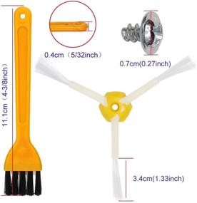 img 2 attached to HIFROM Replacement Parts Armed-3 Side Brush with Screw for iRobot Roomba 600 & 500 Series Vacuum Accessories