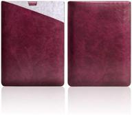 🍷 walnew 10" slim sleeve for surface go 2 and surface go 2018 - wine red, protective case bag with dual pocket logo