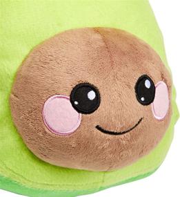 img 1 attached to Adorable Avocado Plush Stuffed Toy, Soft Huggable Pillow (10 Inch)