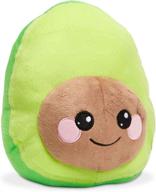 adorable avocado plush stuffed toy, soft huggable pillow (10 inch) logo