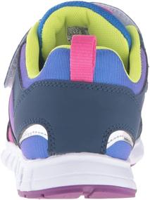 img 2 attached to TSUKIHOSHI Strap Closure Machine Washable Slip Resistant Non Marking Girls' Shoes in Athletic