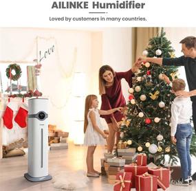 img 3 attached to 🌬️ Optimal Ultrasonic Humidifiers: Quiet, Top Fill with Large Capacity Tank (9L/2.3Gal) and Extended 36-Hour Humidification!