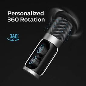 img 2 attached to 🎧 Monster Wireless Earbuds: Bluetooth 5.2 in-Ear Headphones with Rotating Metal Charging Case - Extra Deep Bass, 8 Hours Playback, Clear Call and Truely Sport Headphones