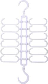 img 4 attached to 👚 Wonder Hanger MAX Scarf Hanger: Patented Closet Organizer for Space-Saving Solutions