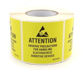 img 1 attached to 🔖 Enhanced Adhesive Awareness Label: Botron B6735R