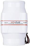 🚤 seaflo 4" electric in-line marine bilge air blower - powerful 12v 270 cfm, silent operation for boats, white логотип
