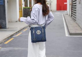 img 3 attached to 👜 Коллекция женских коричневых утонченных сумок на плечо и кошельков для кроссбоди стайлинга