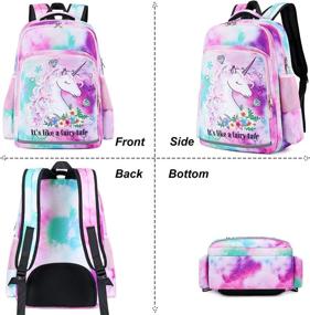 img 1 attached to Practical and Stylish Elementary Bookbag with Insulated Compartment for Kids' School Needs