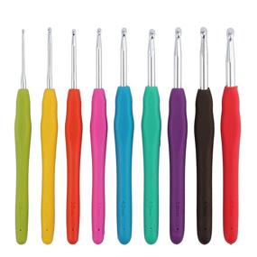 img 1 attached to Tanice 45PCS Crochet Hooks Set: Ergonomic Yarn Knitting Needles with Case - Ideal for Arthritic Hands