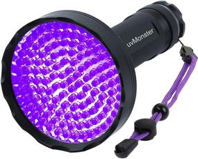 img 4 attached to 🔦 Super Bright 128 LED UV Blacklight Flashlight for Pet Urine Stains, Bed Bugs, Scorpions Hunting - Pet Dog Cat Urine Detector Light