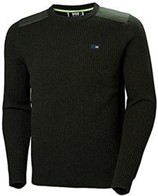 img 1 attached to Helly Hansen Skagen Merino V Neck Sweatshirt Men's Clothing and Active