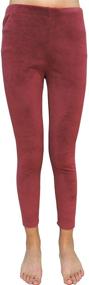 img 3 attached to V GRIN Red & White Butterfly Leggings: Stylish Girls' Clothing for a Trendy Look