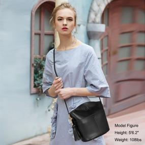 img 3 attached to 👜 S ZONE Женские сумки и кошельки из натуральной кожи кросс-боди на плечо - улучшенная версия.