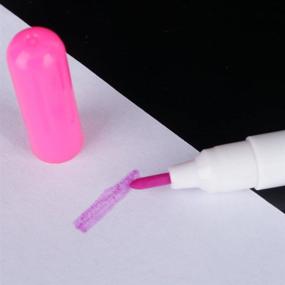 img 2 attached to 🖊️ 12-Pack Pink Disappearing Ink Marking Pens: Air and Water Erasable, Perfect for Fabric Marking and Temporary Marks on Cloth