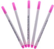 🖊️ 12-pack pink disappearing ink marking pens: air and water erasable, perfect for fabric marking and temporary marks on cloth logo