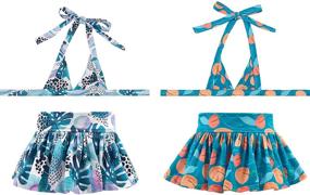 img 4 attached to 🐶 CuteBone Dog Bikini Swimsuit: Stylish Puppy Bathing Suit for Small Dogs - Perfect for Girls