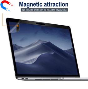 img 2 attached to 👁️ Blue Light Blocking Screen Protector for MacBook Pro 13 Inch (2016-2020) - Magnetic & Compatible with A1706/A1708/A1989/A2159/A2251/A2289 Models Only - Protects Eyes