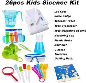 img 1 attached to 🔬 Scientist Birthday Science Experiment Kit for Children Ages 3-11 Years