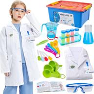 🔬 scientist birthday science experiment kit for children ages 3-11 years логотип