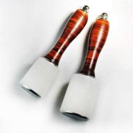 🔨 owden кожаный резьбовой молоток - профессиональный инструмент для кожевничества с нейлоновой головкой и рукояткой из кожи (размеры: большой или малый, 1.2 фунта) логотип