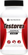 💪 maximize testosterone levels, energy, and muscle growth with nutratech testorex testosterone booster - accelerate fat loss, 60 tablets logo