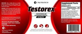 img 2 attached to 💪 Maximize Testosterone levels, Energy, and Muscle Growth with Nutratech Testorex Testosterone Booster - Accelerate Fat Loss, 60 Tablets