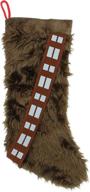 🎄 kurt adler star wars 18" chewy stocking standard: a must-have christmas gift for star wars fans! logo