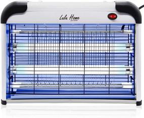 img 4 attached to 🦟 Lulu Home Electric Bug Zapper: Aluminium Indoor Insect Killer for Mosquito, Bug, Fly with 2800V Grid and 20W Bulbs