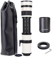 📸 jintu 420-1600mm telephoto lens for canon eos dslr cameras - manual zoom, t-mount, white - perfect for 4000d, 2000d, 1200d, t7, t7i, t6, t6i, t5, t5i, sl2, 80d, 77d, 700d, 70d, 60d, 50d, 5d, 6d, 7d, 600d, 550d logo