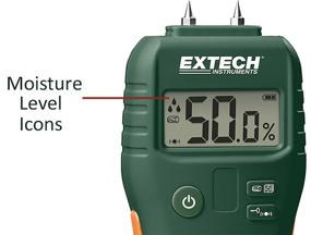 img 1 attached to Extech MO55 – Dual-function Moisture Meter for Pin/Pinless Testing