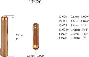 img 2 attached to 🔦 Lens Collet Assorted Torch: A Comprehensive Set of 63 High-Quality Pieces